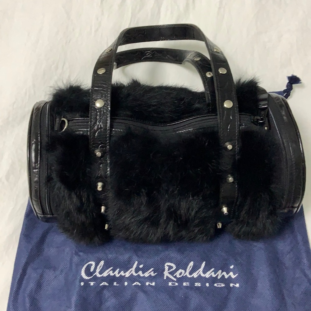 Claudia Roldani Nova Coneglio sm black handbag